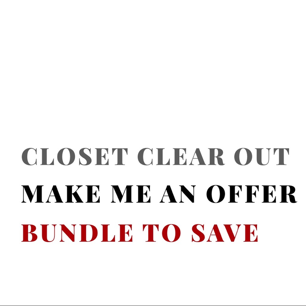 CLOSET CLEAR OUT
